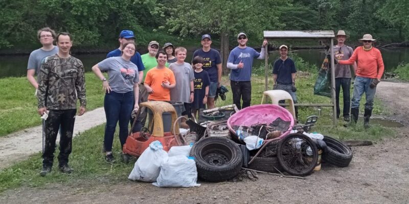 Mahoning SWCD Featured On Local News For Watershed Cleanup Event